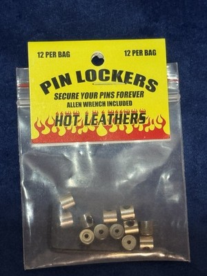 12 PC PIN LOCKERS WITH WRENCH PIN LOCKER, keep you event pins forever
