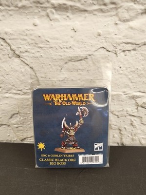 Games Workshop - The Old World - Orc & Goblin Tribes - Classic Bl. Orc Big Boss