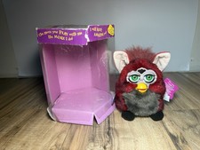 Vtg 1999 Furby Red Wolf Rare Green Eye Color Tiger Open Box UNTESTED