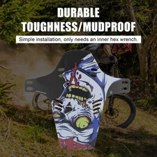 Enlee Mountain Bike Mudguard Bike Folding Front Fork Fenders DownhillBicycle Mud
