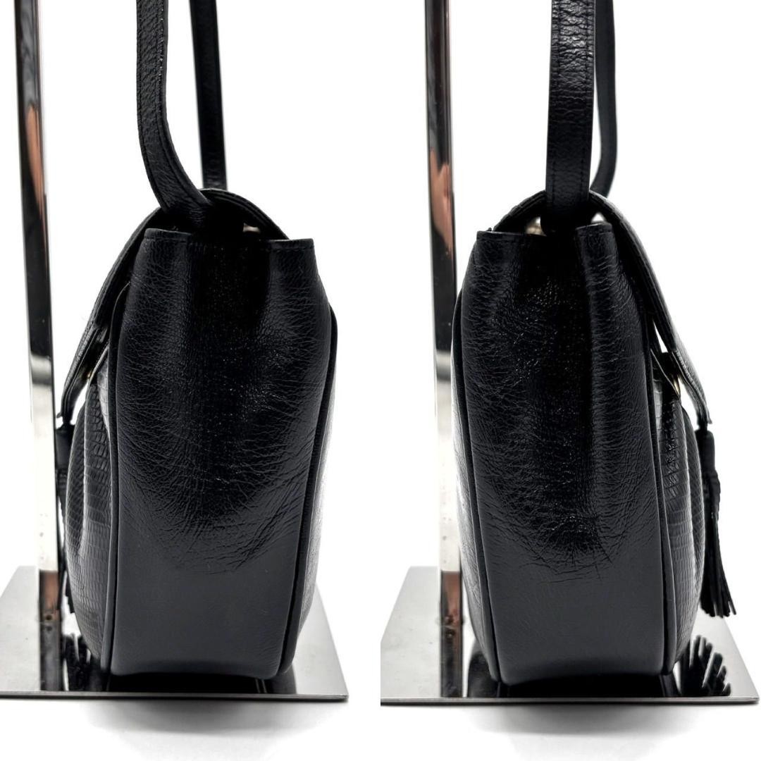 YSL Yves Saint Laurent Mini Borsa a Tracolla Nera Autentica
