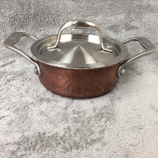 Lagostina 0.6L Hammered Copper Saucepan Stain...