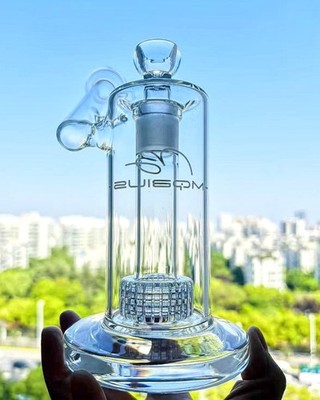 Percolator matrix tire Glass Water Pipe Helix rig Hookah 18mm bowl Thick bottom