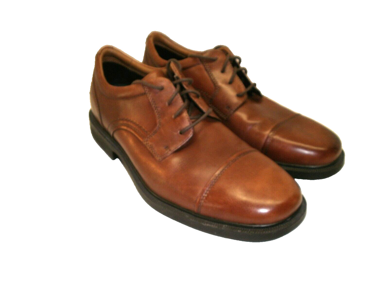 Rockport DresSports Cap Toe Oxford Shoes Brown Lace V80100 Men's