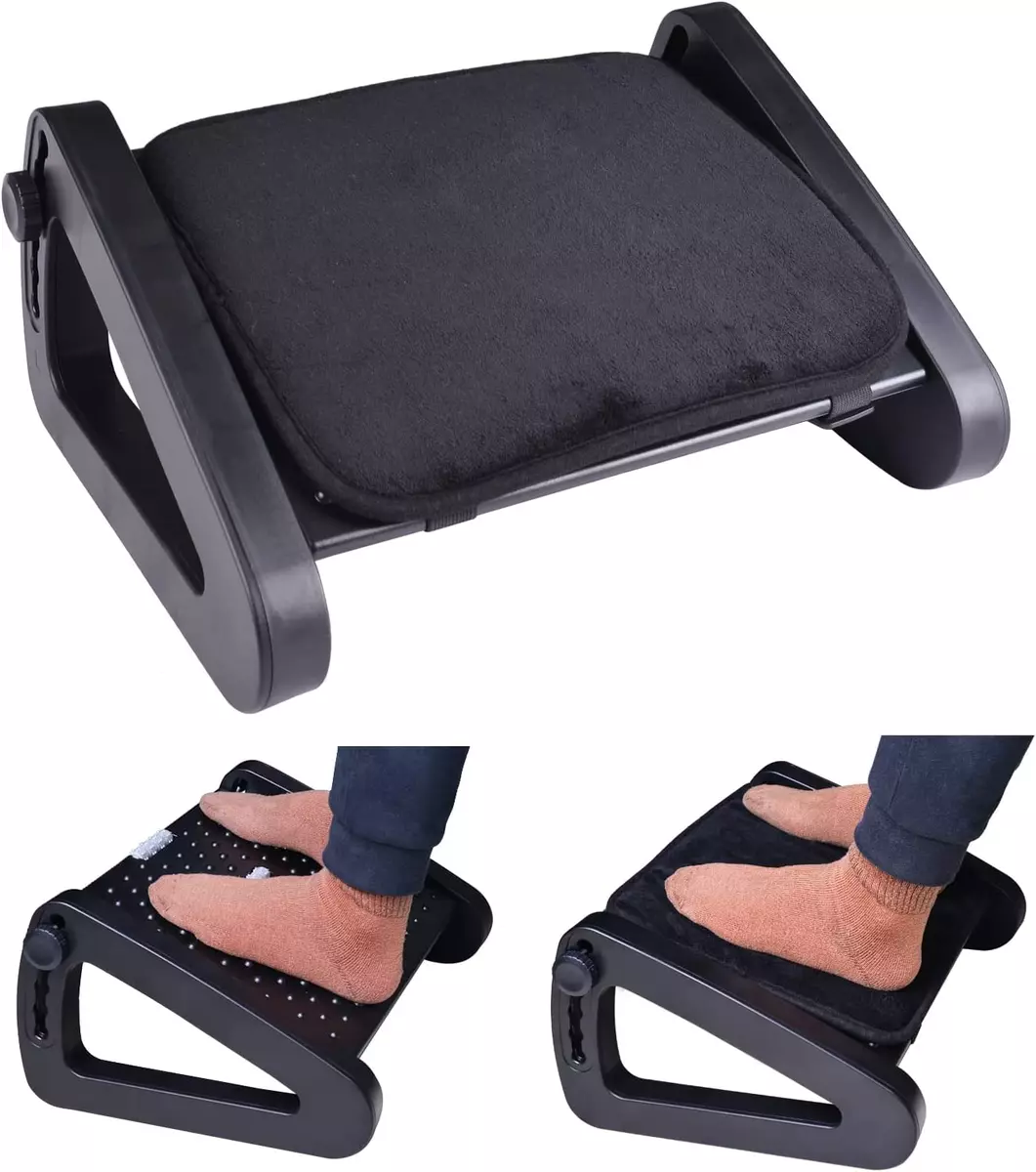 Foot Rest Under Desk Footrest (Soft but Firm), Ergonomic Foot Rest Under  Desk for Office Use