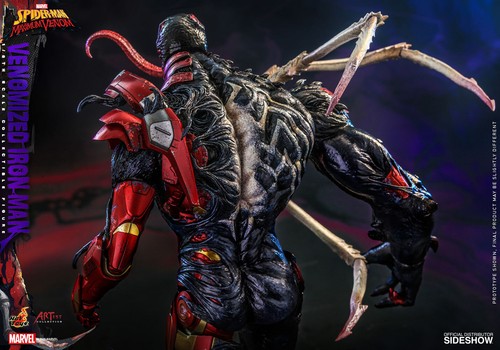 Marvel Spider-Man: Iron Man + Venom Está Venomizado 1/6 Hot Toys Sideshow AC04 - Imagen 5 de 6