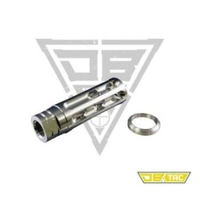 Stainless Steel 5/8x24 TPI Thread .308/300BLK/338/350 Competition Muzzle Brake