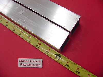 Alluminio 6063 T52 2x2 Tubo Quadrato In Alluminio 6063 T52 - 2x2 Pollici, Spessore 1/8", Lunghezza 12 Pollici - USA Tubo Quadro Ferro - Foto 3