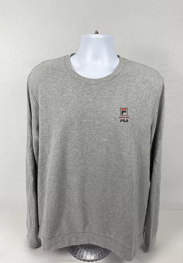 T shirt uomo FILA manica lunga pesante taglia XXL