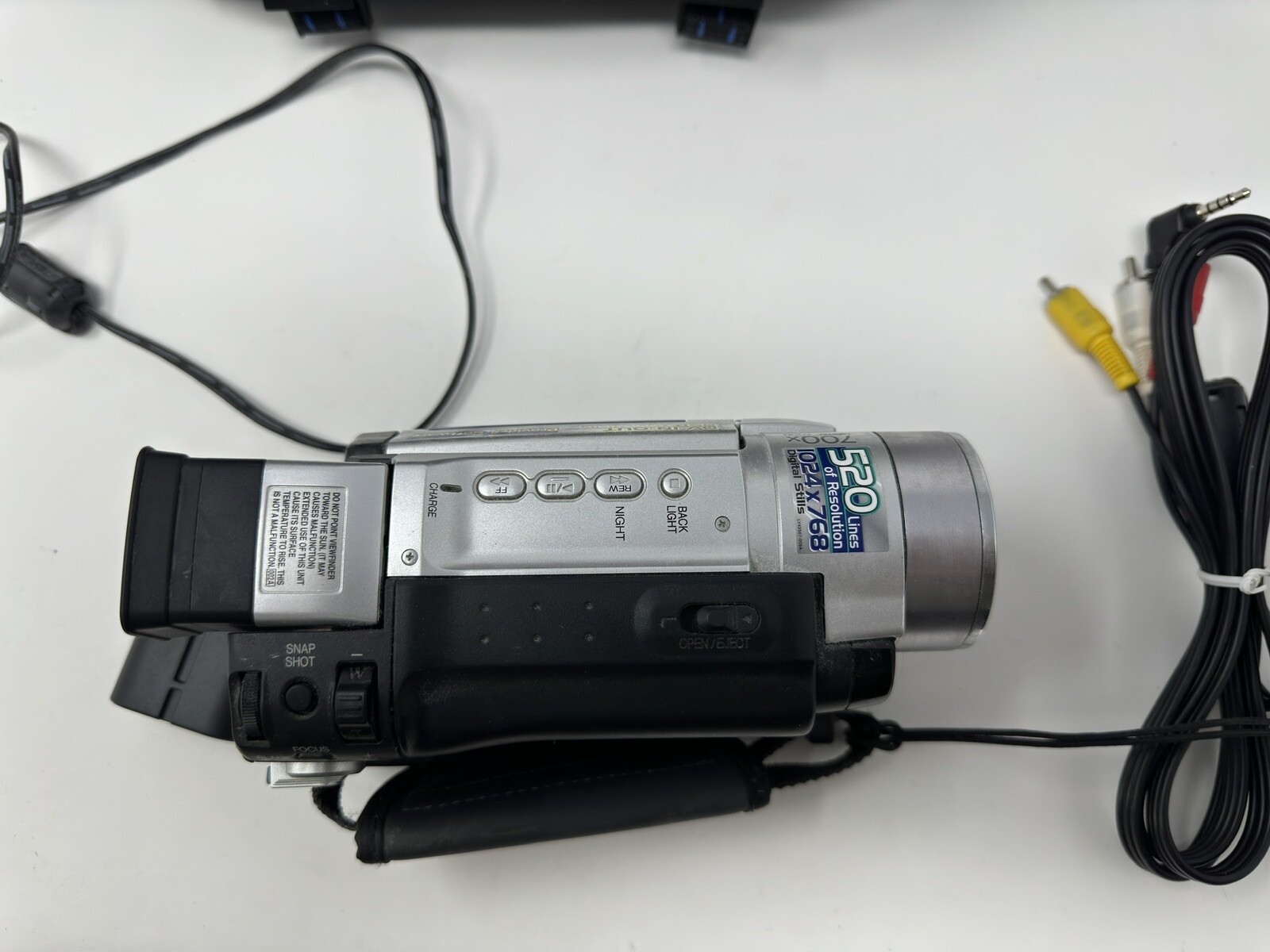 JVC GRDVL520U Mini DV Digital HighBand Video Camcorder Camera Tested