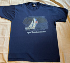 Myrtle Beach Fruit of the Loom Tee Size L Made in USA Single Stitch
