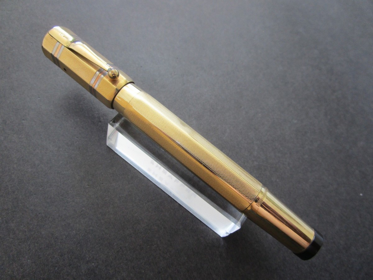 筆記具 WATERMAN  SUPER 6  18Carats Rare Waterman Man Super 6 Fountain Pen - Black Resin - 18
