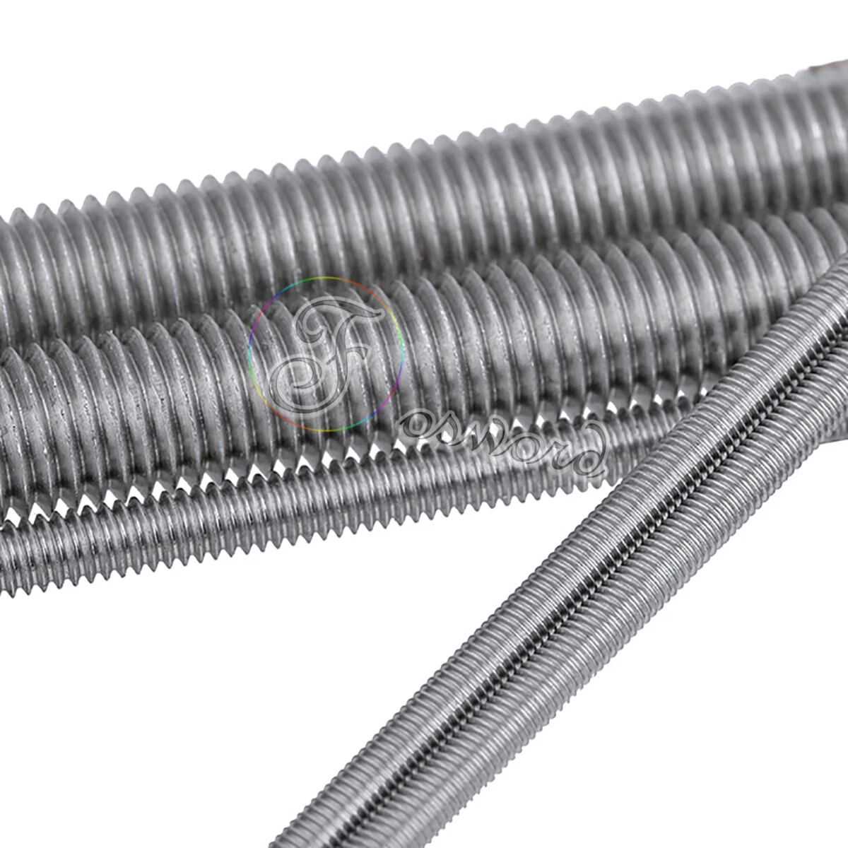 MISIQIMA M5 Gewindestangen 60mm - 8 Stück Edelstahl Mit 16 Muttern