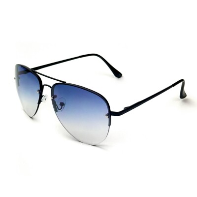 Aviator Sunglasses Mens Womens Fashion Driving Pilot Shades Gradient Deep Blue