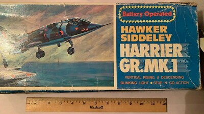 Hawker Siddeley Harrier GR.MK.1 Airplane Battery Operated Not