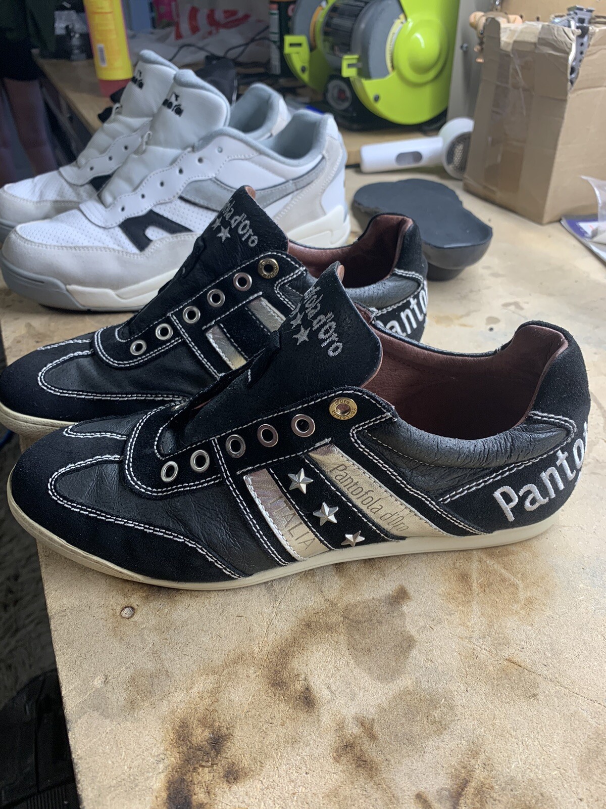 PANTOFOLA D’ORO Pantofola d'ora TG 10 ballerine in pelle nera ottime condizioni.