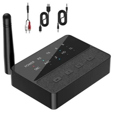 Bluetooth Transmitter Receiver 2in1 for Headphones Bluetooth 5.3 Transmitter ...