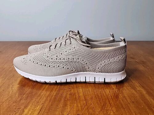 Cole Haan 2.ZeroGrand Rye Gray Wingtip Oxfords Dress Shoes Womens Size 9B - Picture 2 of 13