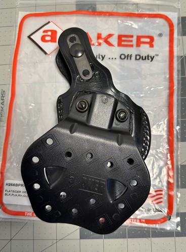 Funda de paleta Aker Leather H268BPR-GL43 FlatSider XR17 GLOCK43 43x derecha negra - Imagen 10 de 15