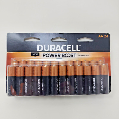 24 Duracell Power Boost AA Alkaline Batteries