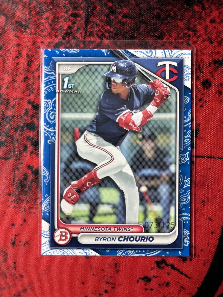 2024 Bowman - Prospects Byron Chourio #BP-129 Blue Pattern /125