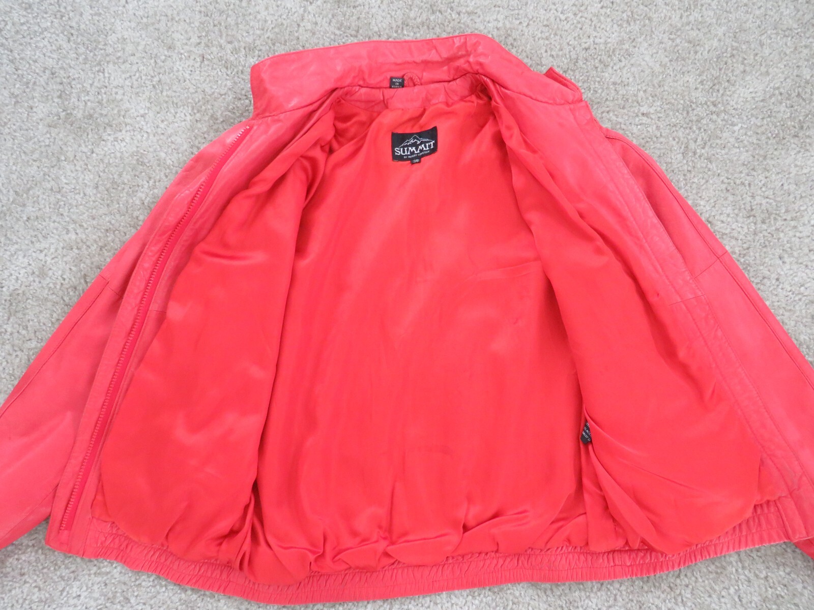Robert Comstock Summit Red Leather Jacket womens … - image 11
