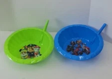 ZAK - 2 Sipper Bowls Built In Straw cereal soup ice cream marvel nickelodeon 