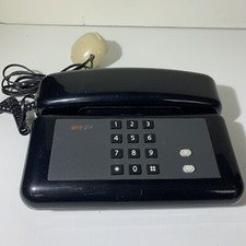 Telefono anni '90 SIP nero SIRIO con cornetta e tastiera