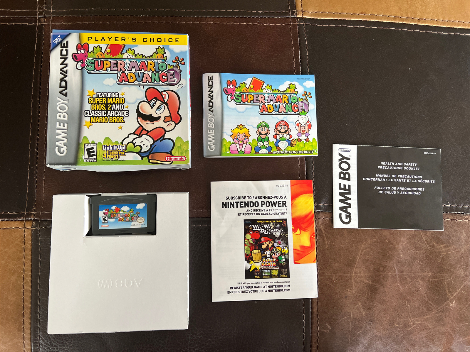SUPER MARIO ADVANCE GBA CIB PLAYER’S CHOICE NICE! | eBay