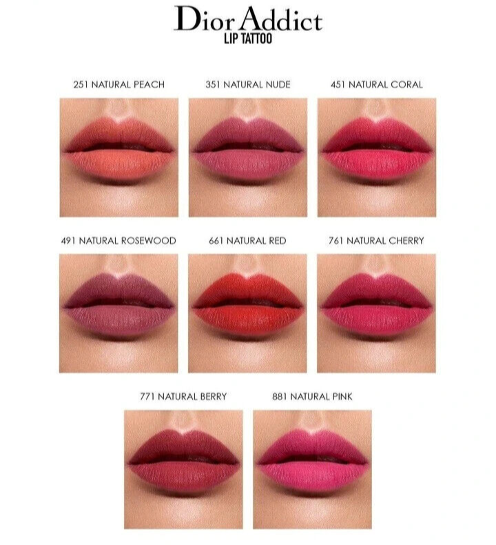 lipstick tattoo dior