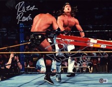 Shawn Michaels & Razor Ramon Signed 11x14 Photo BAS COA WWF Wrestlemania 10 Auto