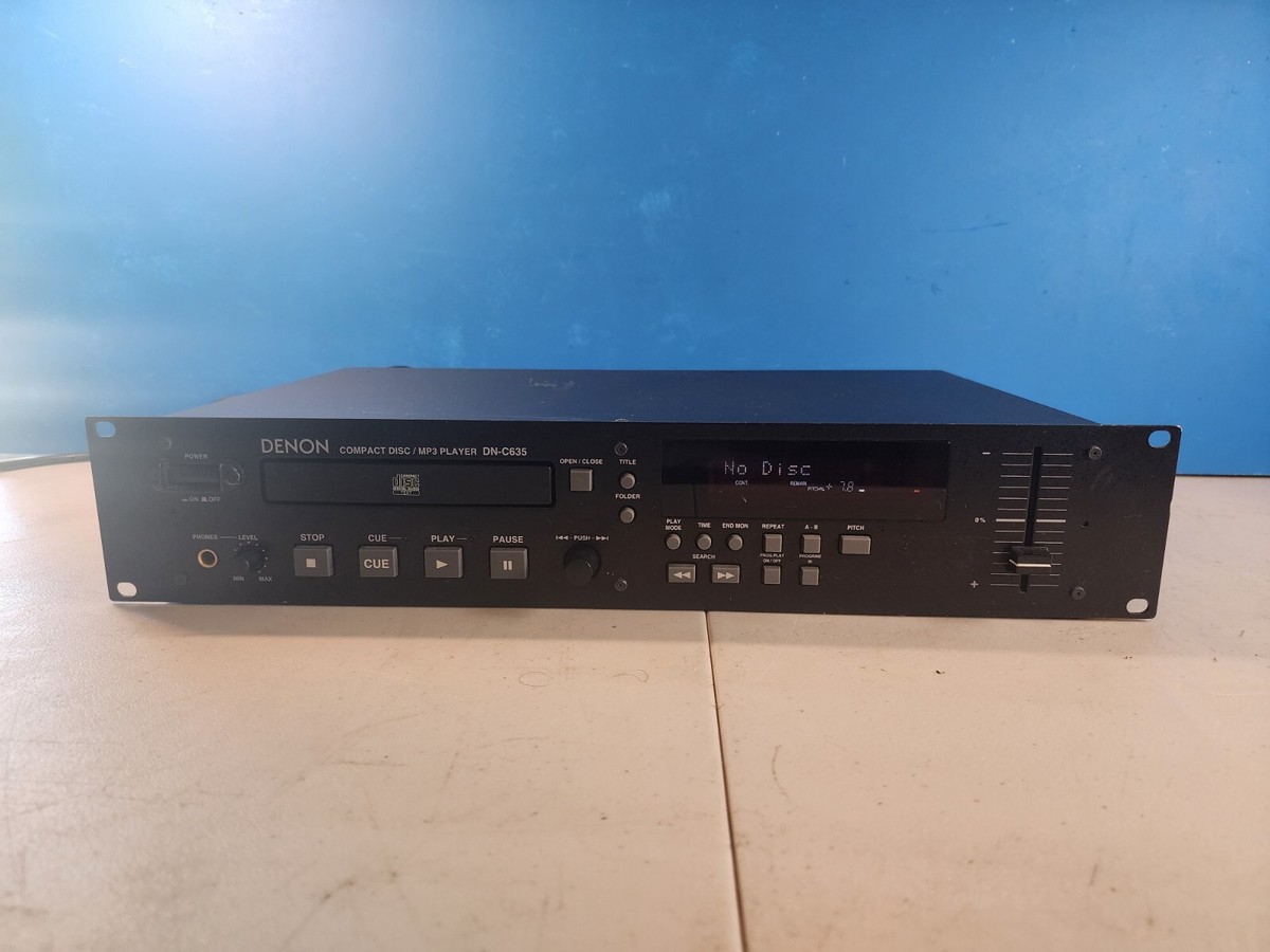 DENON DN-C635 Compact Disc And MP3 Player Rack Mount | eBay