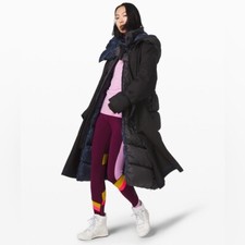 Lululemon Roksanda Inner Expanse Infinity 4 In 1 Down Coat Black True Navy Xl