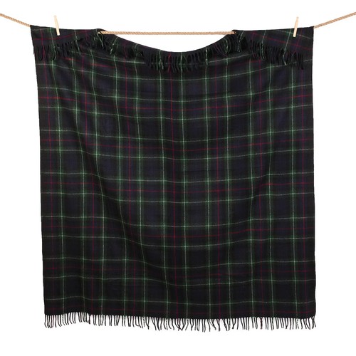 Blanket, Scottish Mackenzie tartan, wool blend