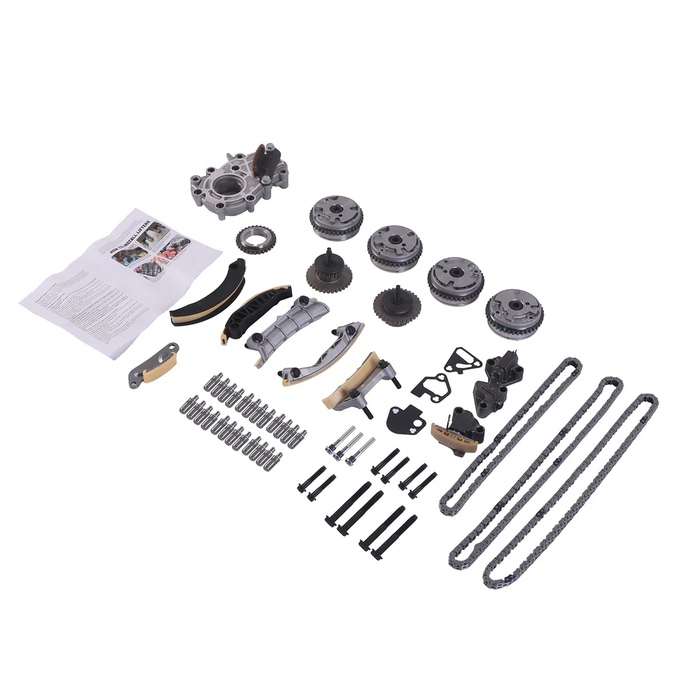 Timing Chain Kit & VVT Sprocket & Oil Pump For Chevy Cadillac GMC 3.0 3.6L — 第 2/4 张图片