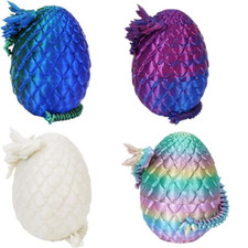 4Pcs/Lot 3D Printed Dragon Egg Relief Anxiety Dragon Fidget Toy 14Cm Executive D
