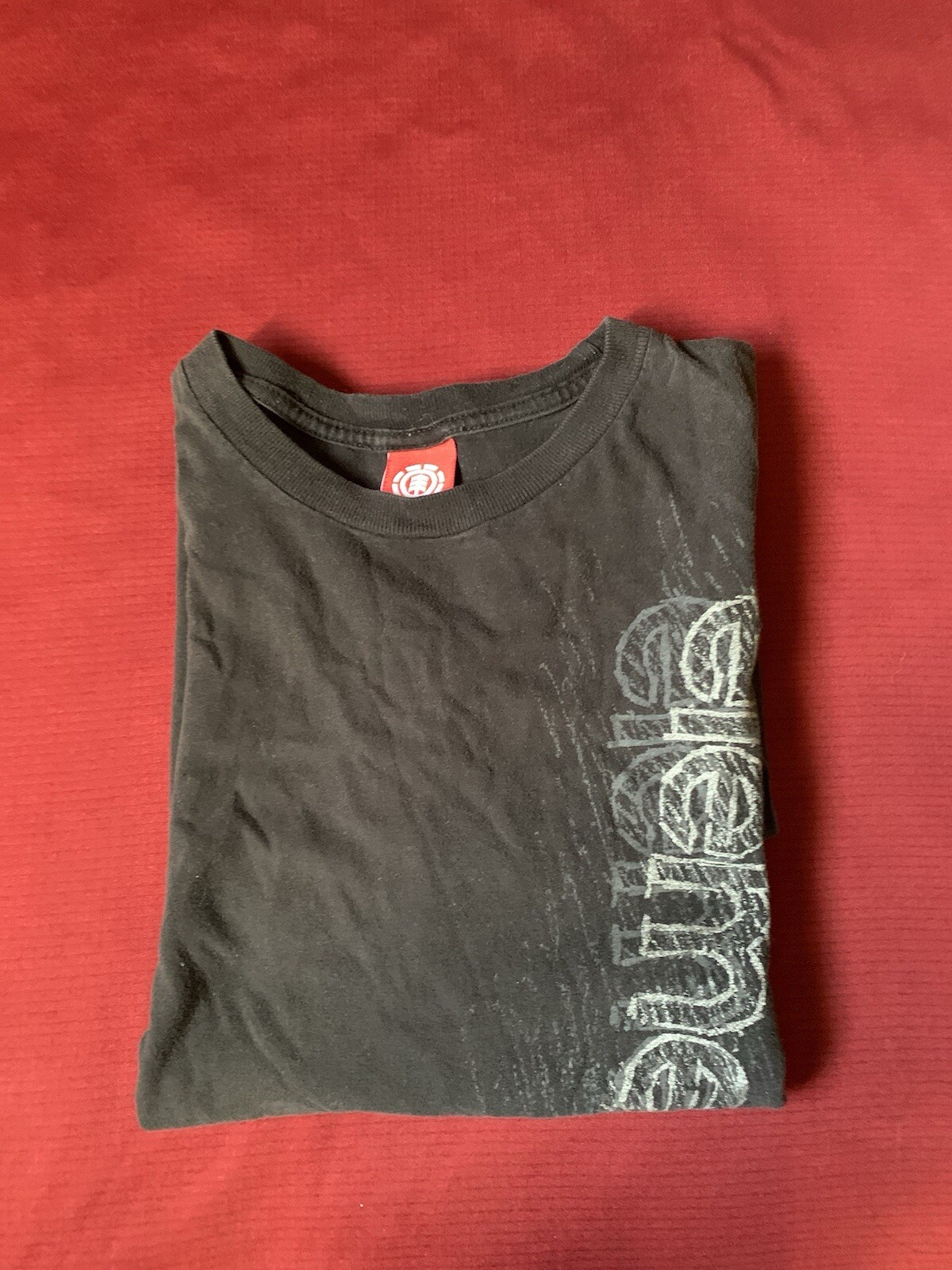 Vintage Y2K element skateboard streetwear skate black XL Shirt