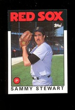 1986 Topps Traded #103T Sammy Stewart Boston Red Sox QTY