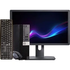 Dell Desktop i5 Computer PC 8GB RAM 1TB HD 22in LCD Windows 10 Pro Wi-Fi DVD/RW