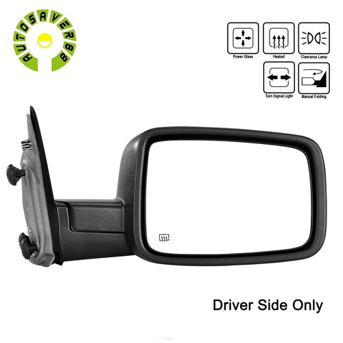 Ram Power Fold Tow Mirrors Powered & Heated Towing Mirrors For 2009-2016 Dodge Ram 1500-5500 – Smoked LED Pair Smoked LED Lamp Towing Mirrors - Foto 10