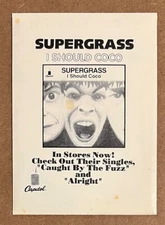 Supergrass - I Should Coco ULTRA RARE promo pack of sweet basil seeds '95