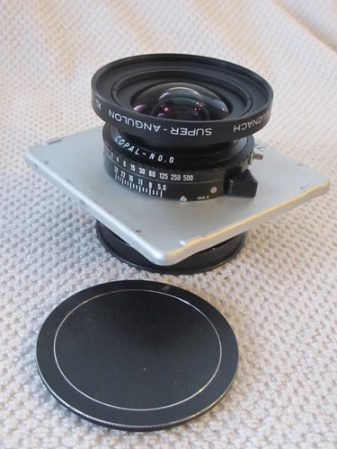 Genuine Schneider SUPER ANGULON 58mm f/5.6 XL-110° Copal 0 Shutter Graphic Board