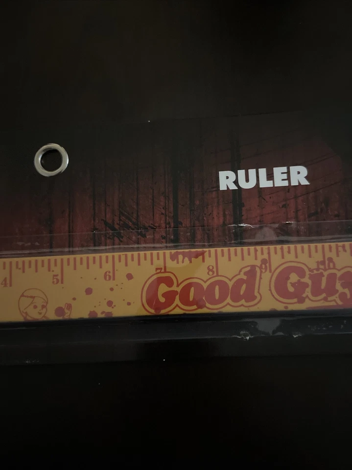 Licensed Chucky Good Guy Bloody Ruler Halloween Costume Accessory Prop 18 Inches - Image 3 of 4
