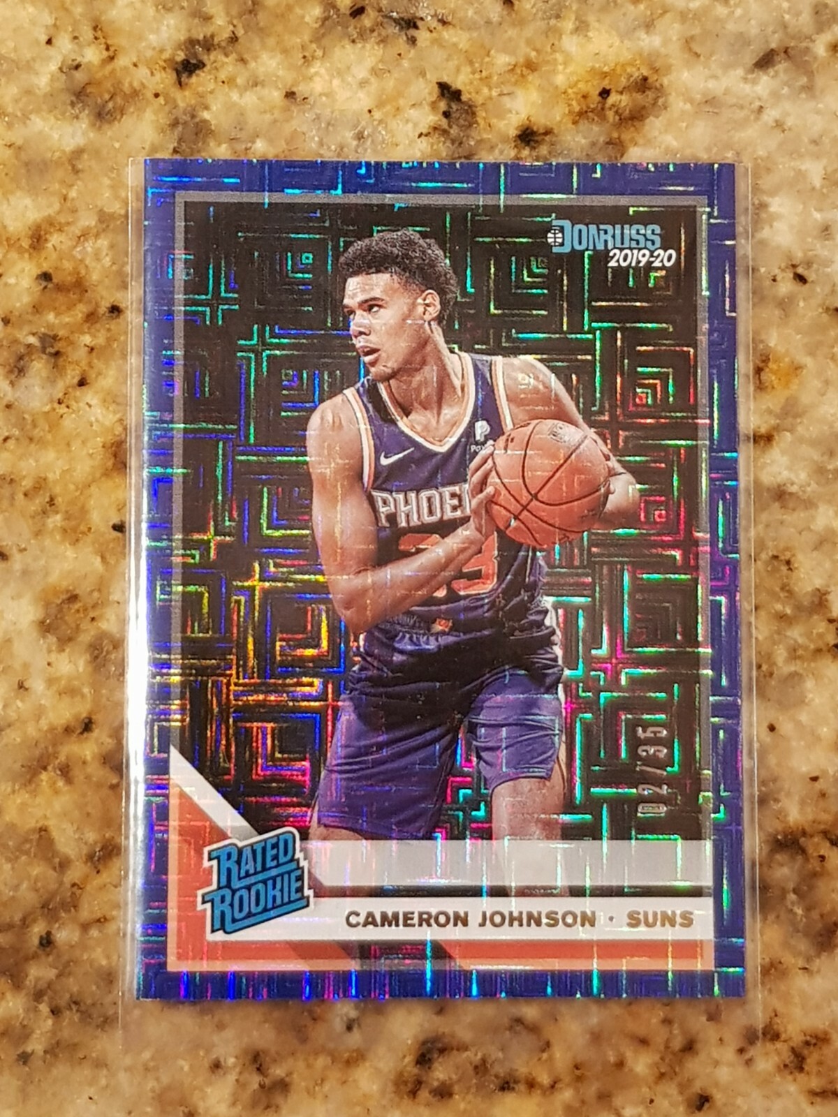 2019-20 Donruss Choice Cameron Johnson Blue Infinite Rated Rookie /35