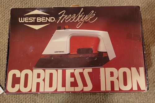 Vintage West Bend Freestyle Cordless Iron 6008 - NOB - Picture 14 of 17