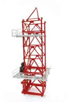 Potain MDT 178 Kletterkäfig rot TWH Collectibles  6909-10 1:50