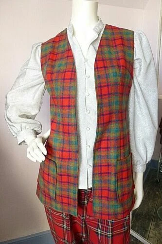 Waistcoat Original 100% Wool Vintage Coats, Jackets & Waistcoats for Women