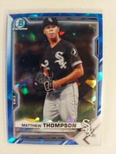 Matthew Thompson 2021 Bowman Chrome Sapphire #BCP-74 Chicago White Sox