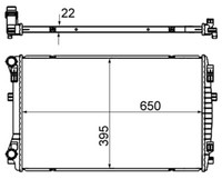 Mahle KüHler WasserküHler FüR Skoda Octavia III Combi Karoq VW Golf VII Variant