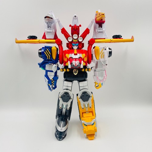 Bandai Power Rangers Mega Force Goseiger DX Gosei Great & Gosei Header Set - Imagen 4 de 5